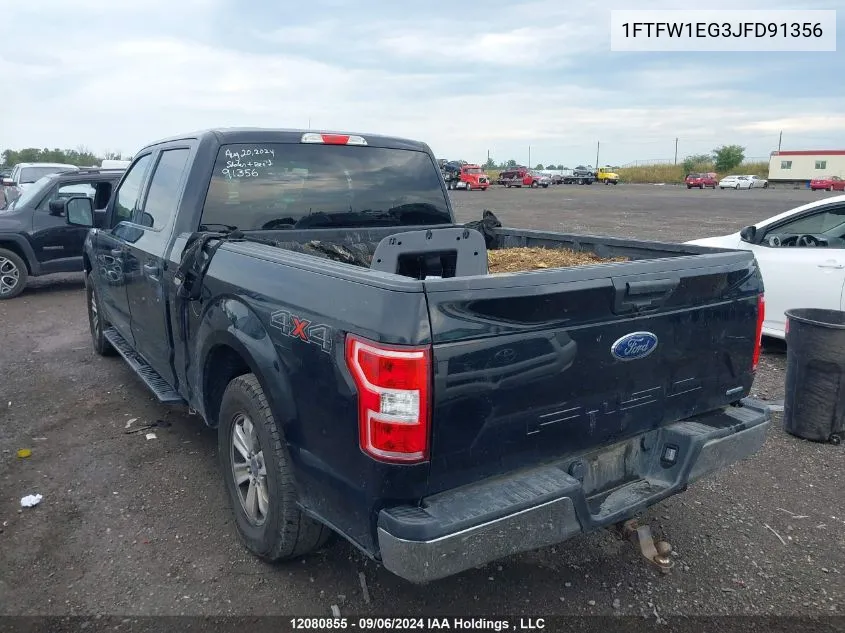 1FTFW1EG3JFD91356 2018 Ford F-150 Xlt