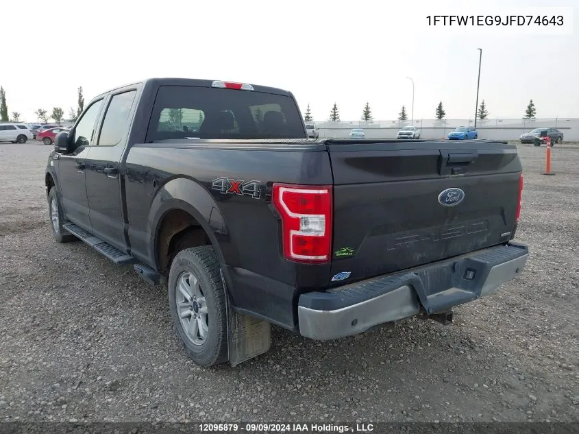 1FTFW1EG9JFD74643 2018 Ford F150 Supercrew