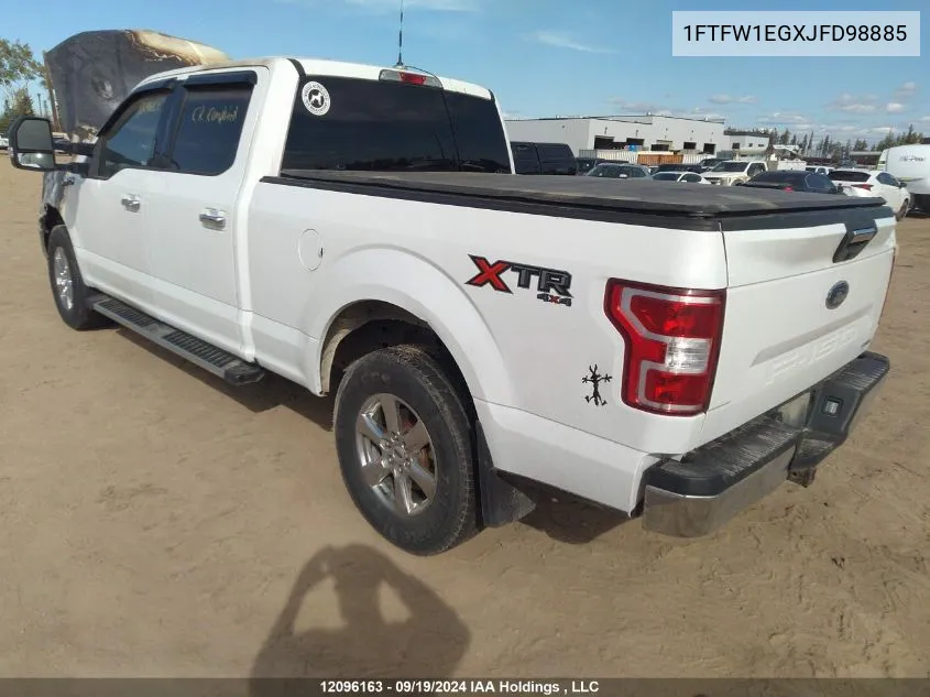 2018 Ford F-150 Xlt VIN: 1FTFW1EGXJFD98885 Lot: 12096163