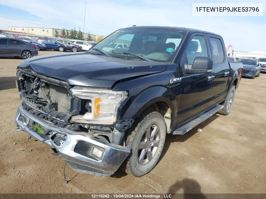 2018 Ford F-150 Xlt VIN: 1FTEW1EP9JKE53796 Lot: 12115242