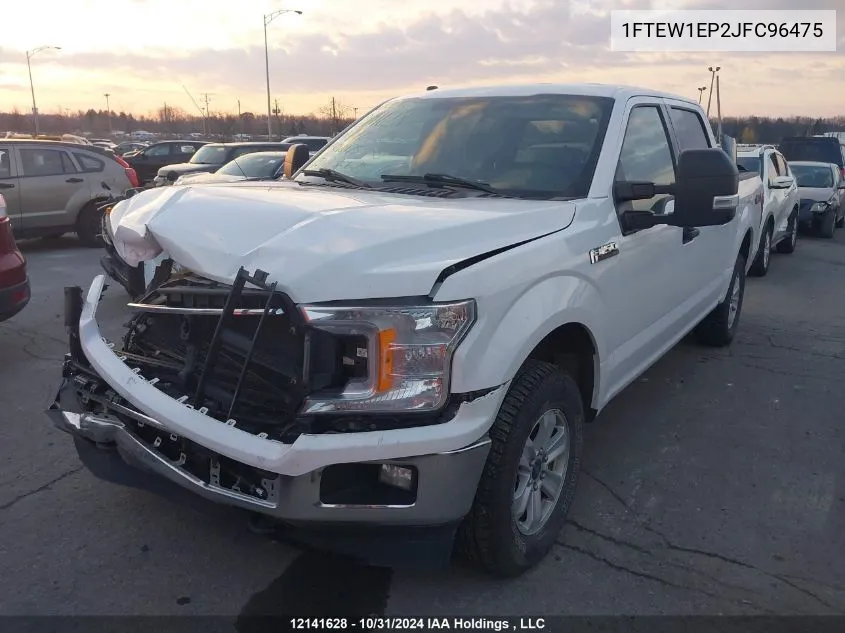 2018 Ford F-150 VIN: 1FTEW1EP2JFC96475 Lot: 12141628