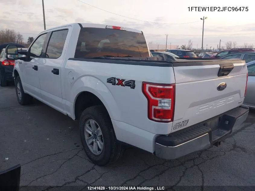 2018 Ford F-150 VIN: 1FTEW1EP2JFC96475 Lot: 12141628