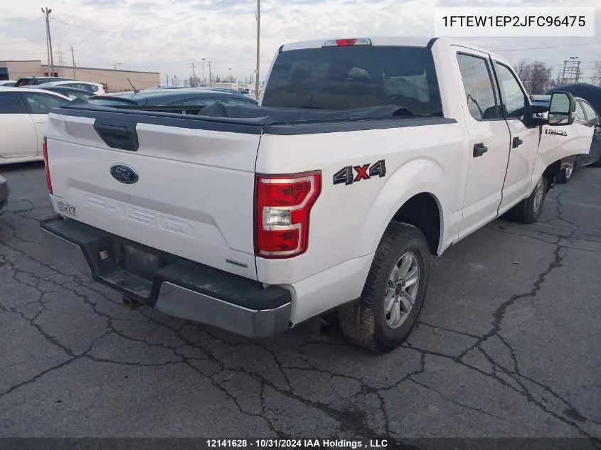 2018 Ford F-150 VIN: 1FTEW1EP2JFC96475 Lot: 12141628