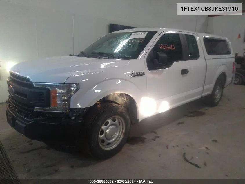 1FTEX1CB8JKE31910 2018 Ford F-150 Xl