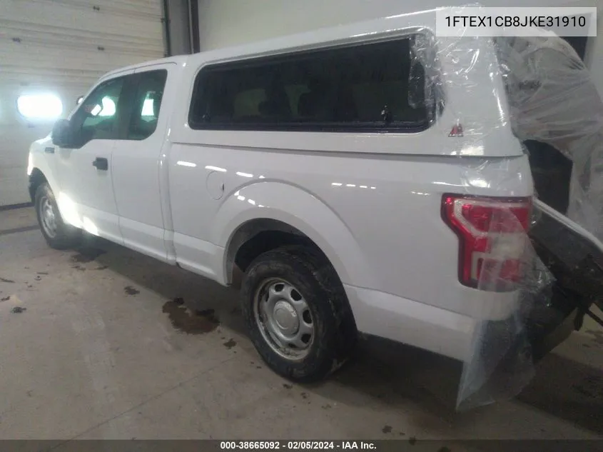 1FTEX1CB8JKE31910 2018 Ford F-150 Xl