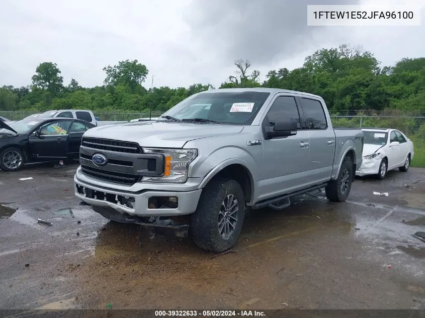 2018 Ford F-150 Xlt VIN: 1FTEW1E52JFA96100 Lot: 39322633