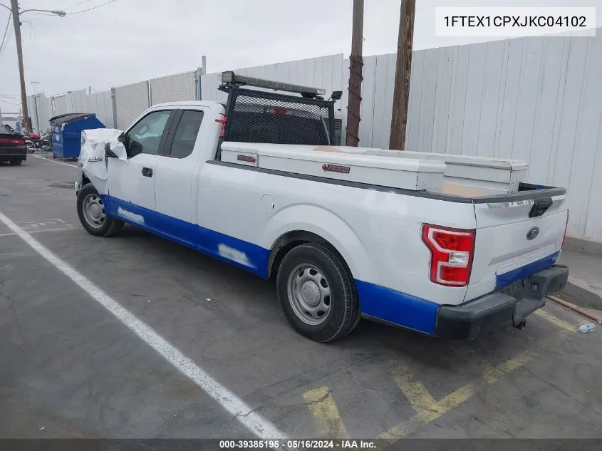 1FTEX1CPXJKC04102 2018 Ford F-150 Xl