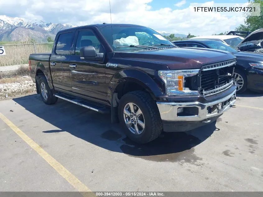 1FTEW1E55JKC74721 2018 Ford F-150 Xlt