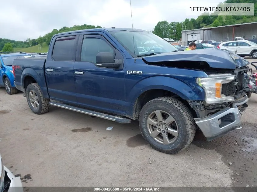 1FTEW1E53JKF67405 2018 Ford F-150 Xlt