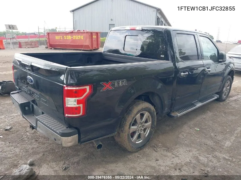 1FTEW1CB1JFC32855 2018 Ford F-150 Xlt