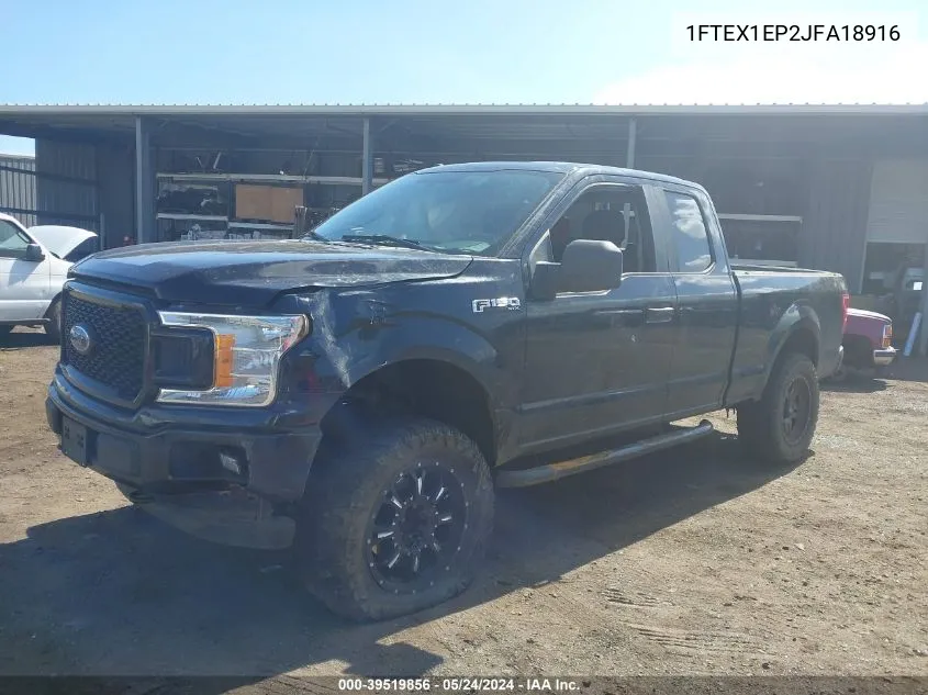 2018 Ford F-150 Xl VIN: 1FTEX1EP2JFA18916 Lot: 39519856