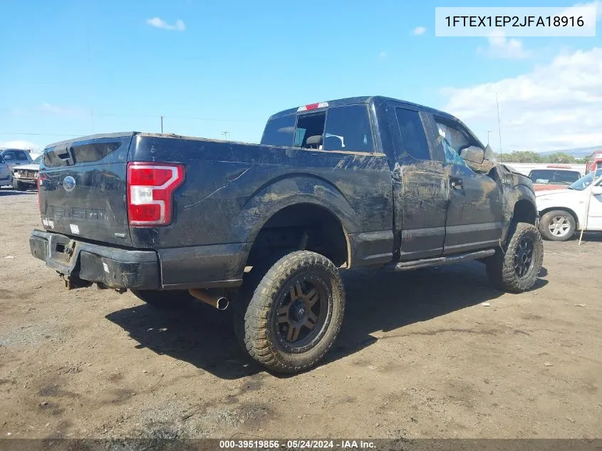 1FTEX1EP2JFA18916 2018 Ford F-150 Xl