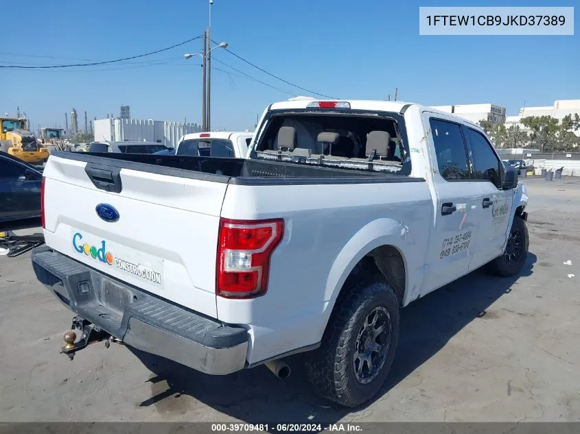 1FTEW1CB9JKD37389 2018 Ford F-150 Xl/Xlt