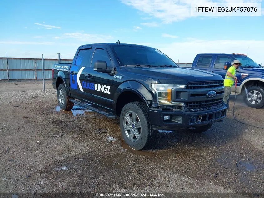 1FTEW1EG2JKF57076 2018 Ford F-150 Xlt