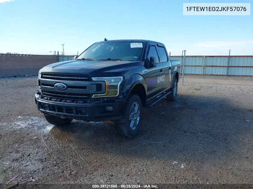 1FTEW1EG2JKF57076 2018 Ford F-150 Xlt