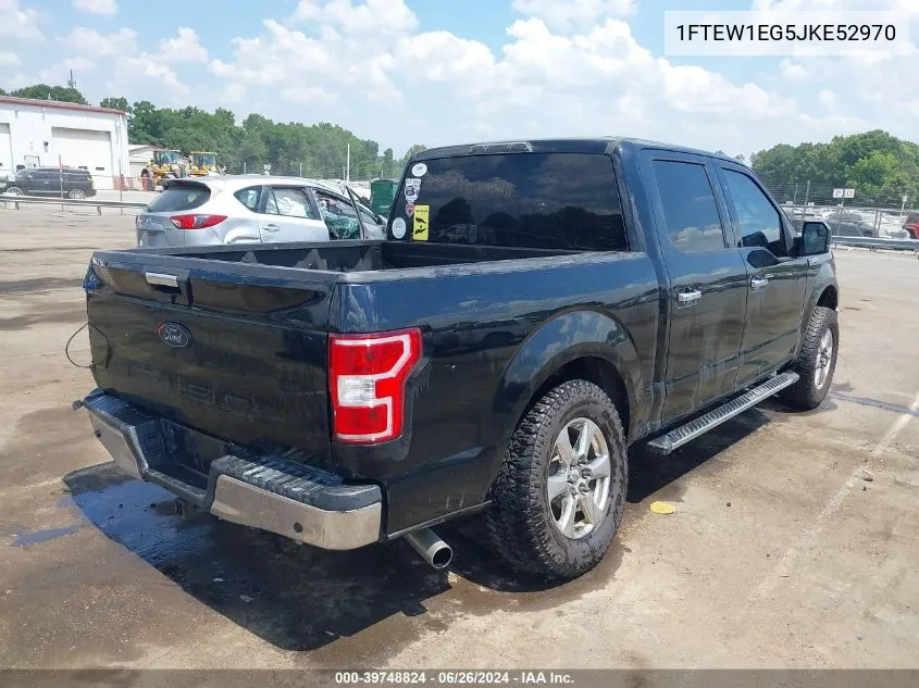 2018 Ford F-150 Xlt VIN: 1FTEW1EG5JKE52970 Lot: 39748824