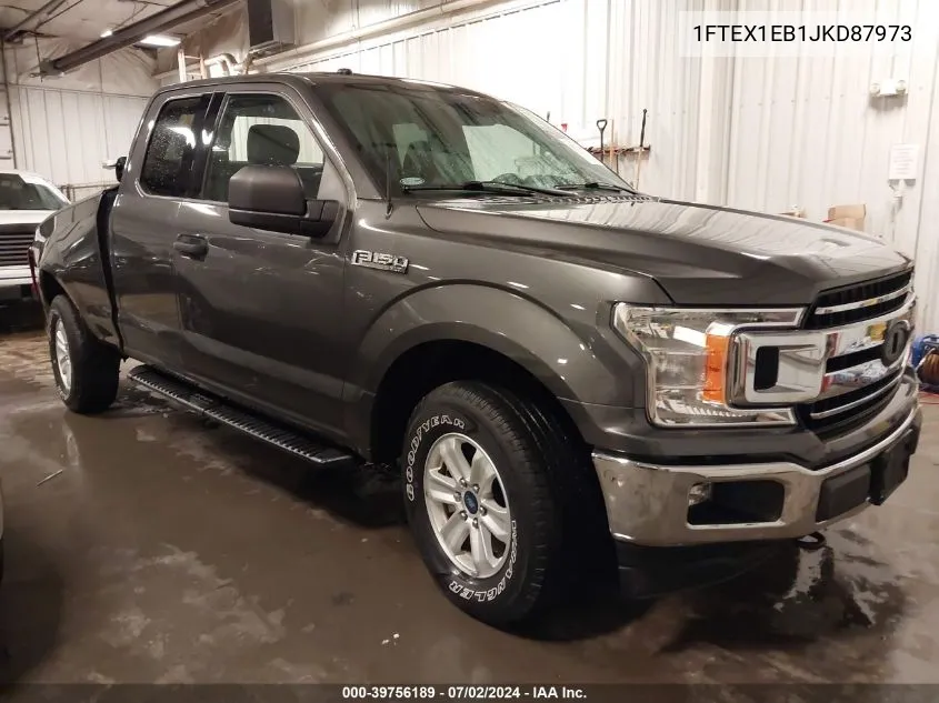 1FTEX1EB1JKD87973 2018 Ford F-150 Xlt