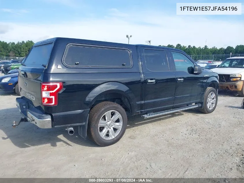 1FTEW1E57JFA54196 2018 Ford F-150 Xlt