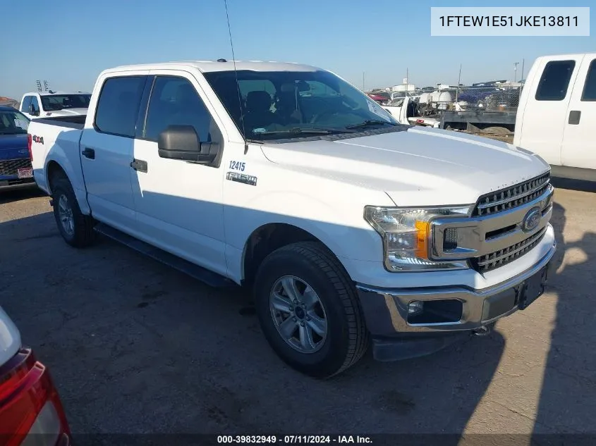 1FTEW1E51JKE13811 2018 Ford F-150 Xlt