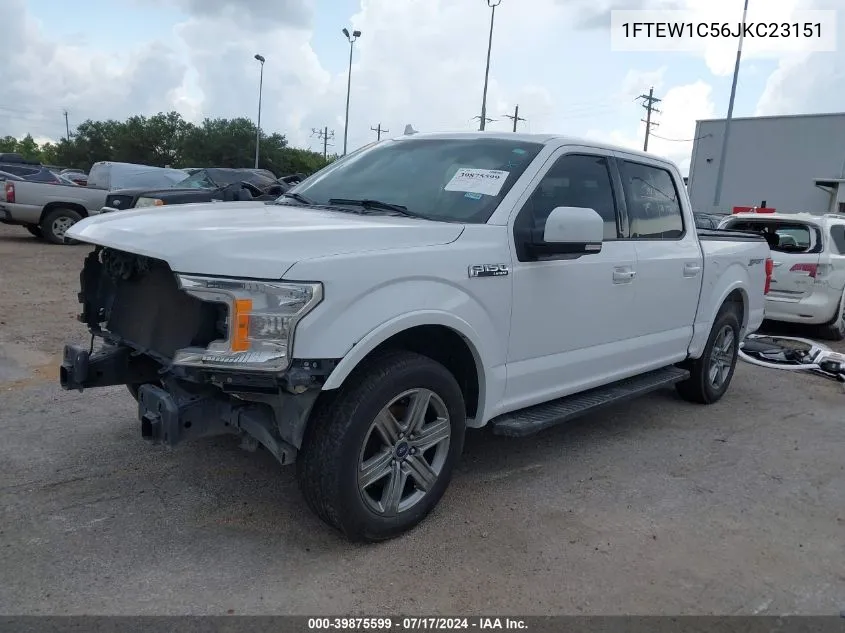 1FTEW1C56JKC23151 2018 Ford F-150 Lariat