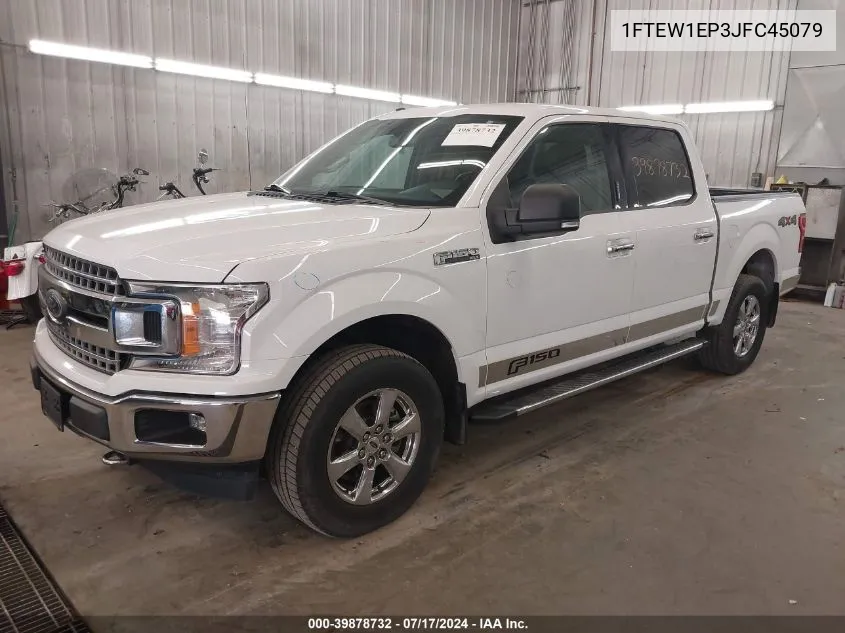 2018 Ford F-150 Xlt VIN: 1FTEW1EP3JFC45079 Lot: 39878732