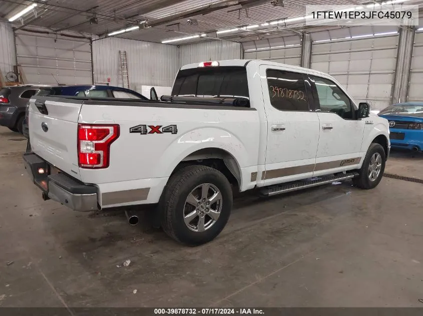 1FTEW1EP3JFC45079 2018 Ford F-150 Xlt