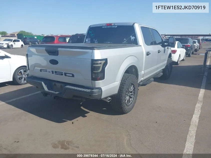 2018 Ford F-150 Xlt VIN: 1FTEW1E52JKD70919 Lot: 39879344