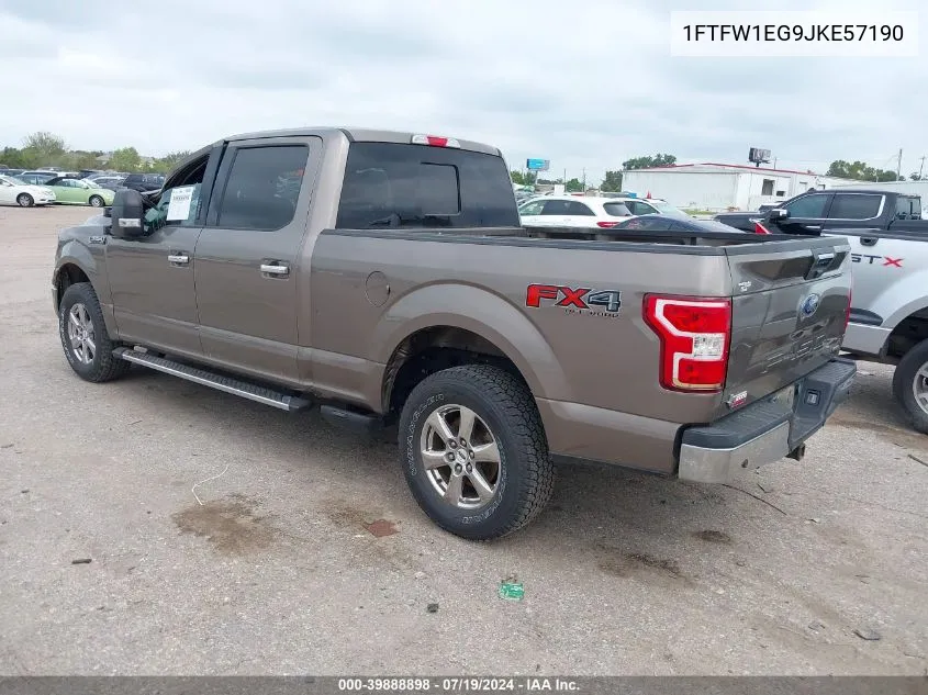 2018 Ford F-150 Xlt VIN: 1FTFW1EG9JKE57190 Lot: 39888898