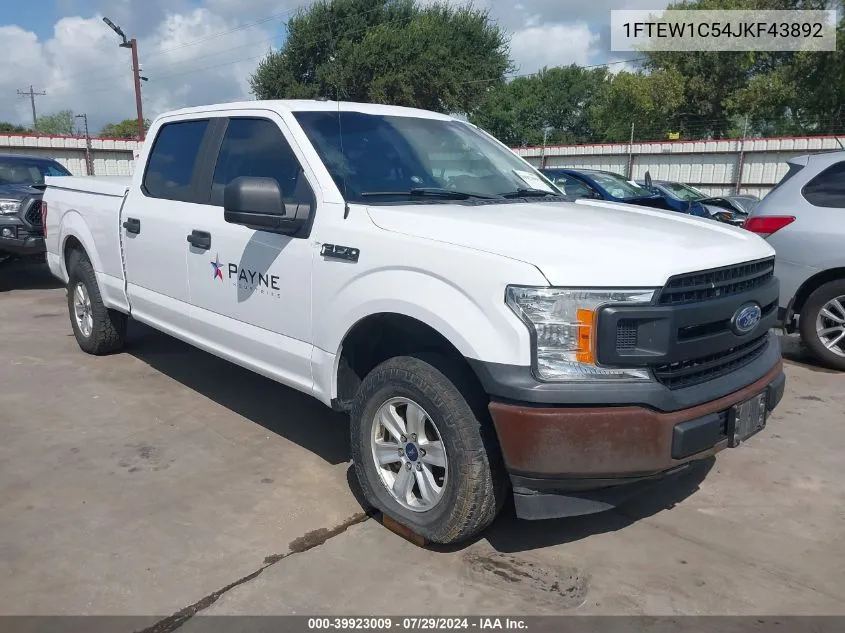 1FTEW1C54JKF43892 2018 Ford F-150 Xl