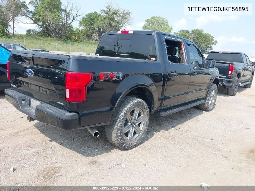 1FTEW1EG0JKF56895 2018 Ford F-150 Lariat