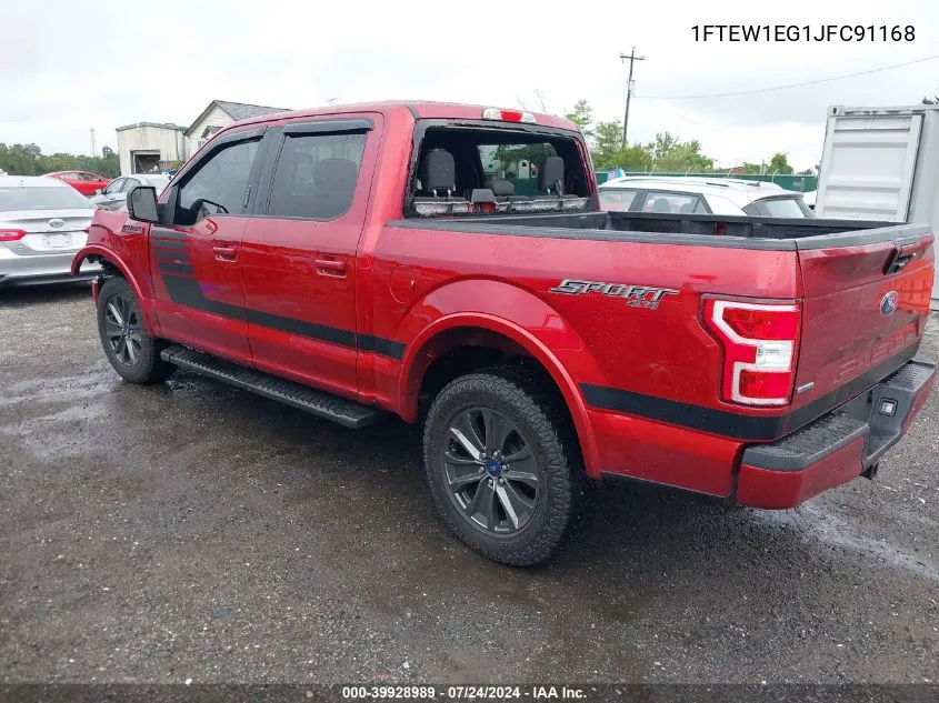 1FTEW1EG1JFC91168 2018 Ford F-150 Xlt