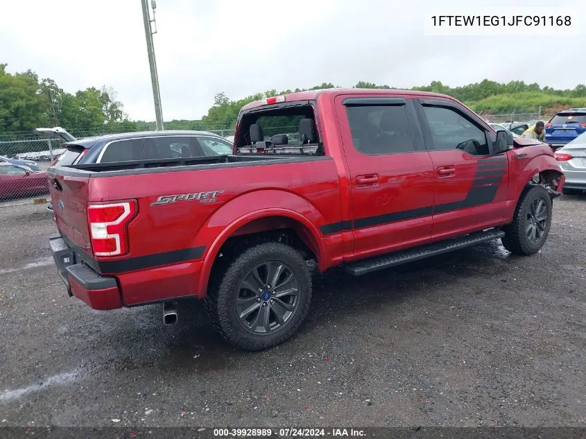 1FTEW1EG1JFC91168 2018 Ford F-150 Xlt