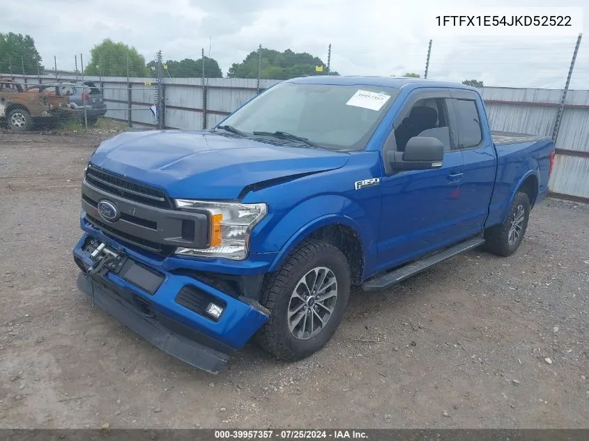 1FTFX1E54JKD52522 2018 Ford F-150 Xlt