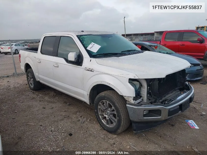 2018 Ford F-150 Lariat VIN: 1FTEW1CPXJKF55837 Lot: 39966398