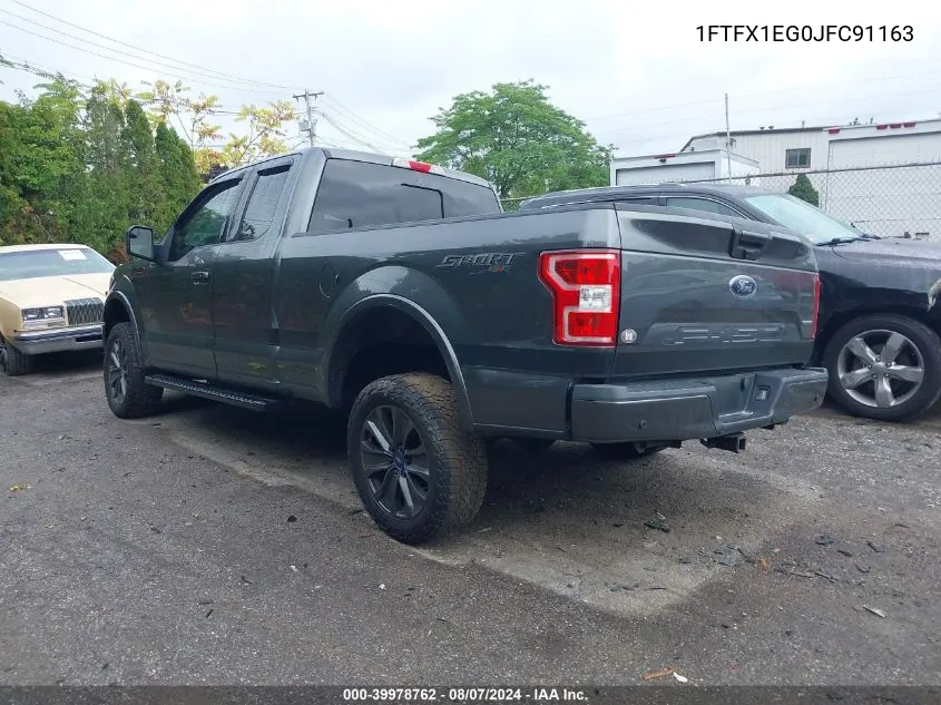 2018 Ford F-150 Xlt VIN: 1FTFX1EG0JFC91163 Lot: 39978762