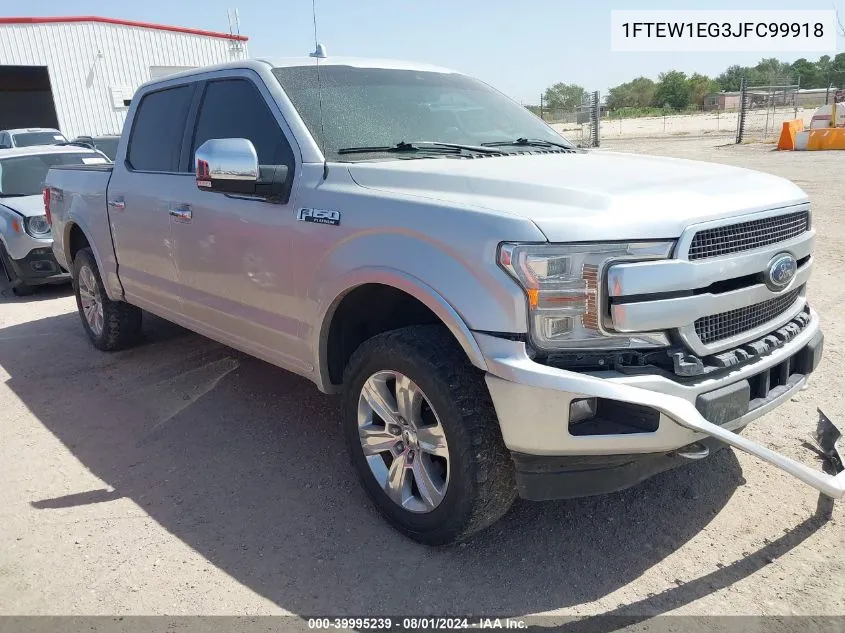 1FTEW1EG3JFC99918 2018 Ford F-150 Platinum