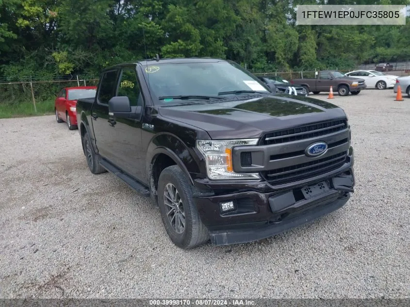 1FTEW1EP0JFC35805 2018 Ford F-150 Xlt