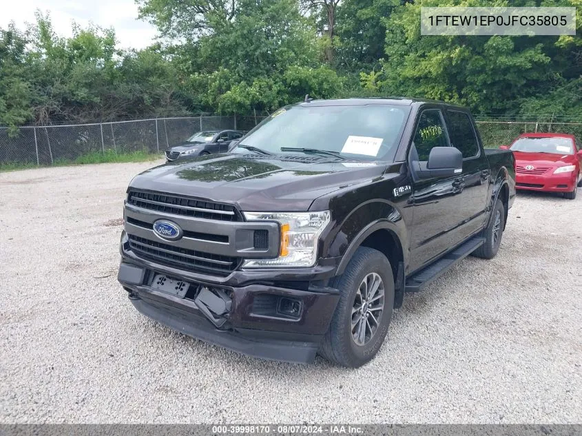 1FTEW1EP0JFC35805 2018 Ford F-150 Xlt