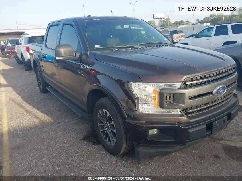 1FTEW1CP3JKE92628 2018 Ford F-150 Xlt