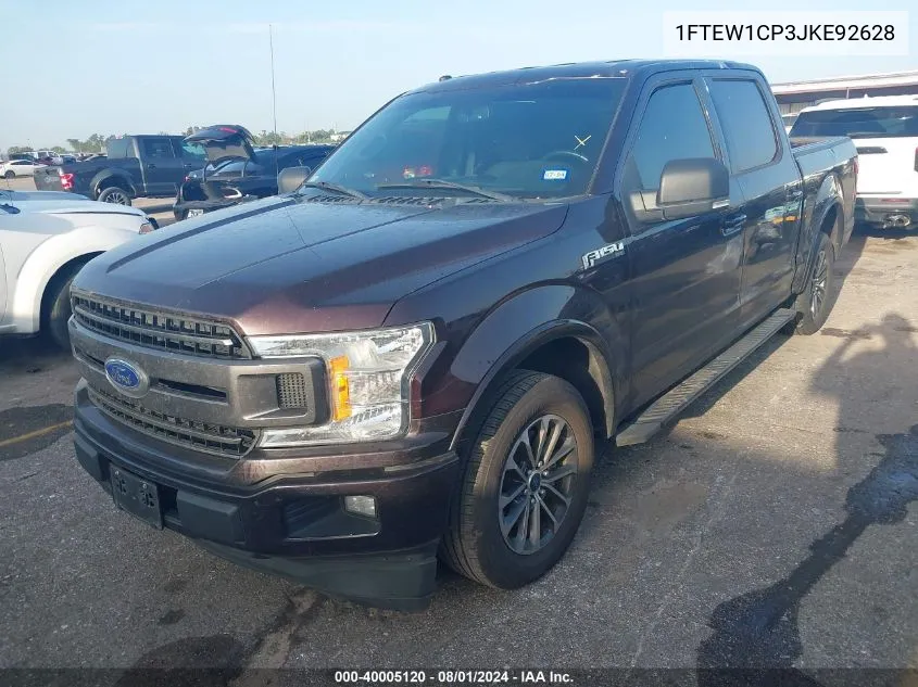 2018 Ford F-150 Xlt VIN: 1FTEW1CP3JKE92628 Lot: 40005120