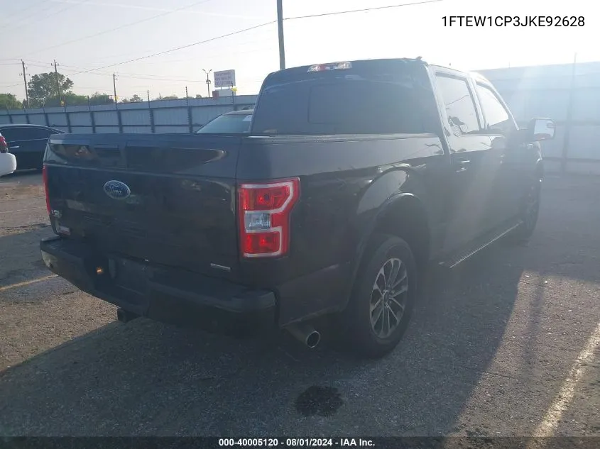 1FTEW1CP3JKE92628 2018 Ford F-150 Xlt