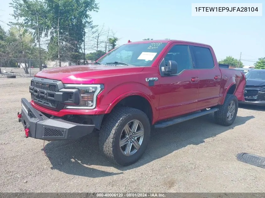 1FTEW1EP9JFA28104 2018 Ford F-150 Xlt