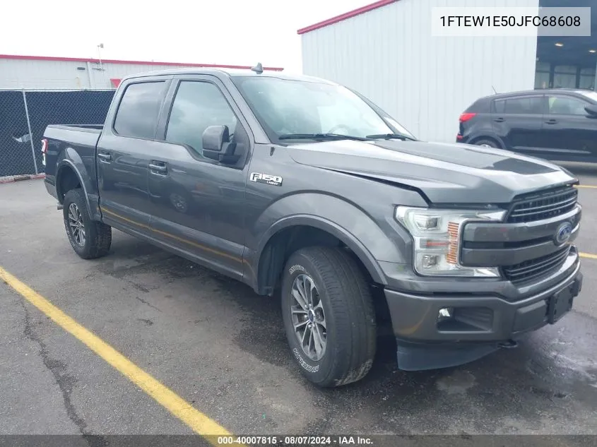 1FTEW1E50JFC68608 2018 Ford F-150 Lariat