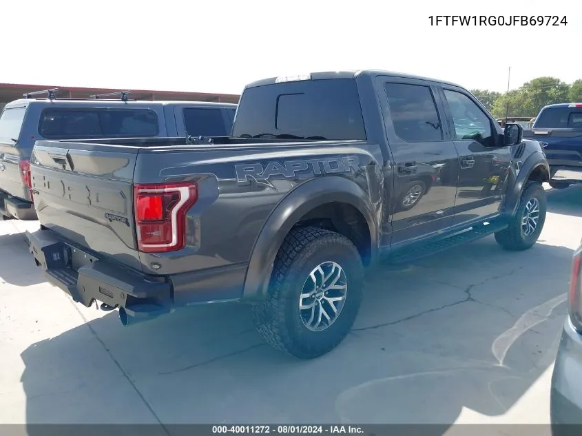 1FTFW1RG0JFB69724 2018 Ford F-150 Raptor