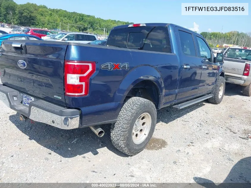 1FTFW1EG3JFD83516 2018 Ford F-150 Xlt