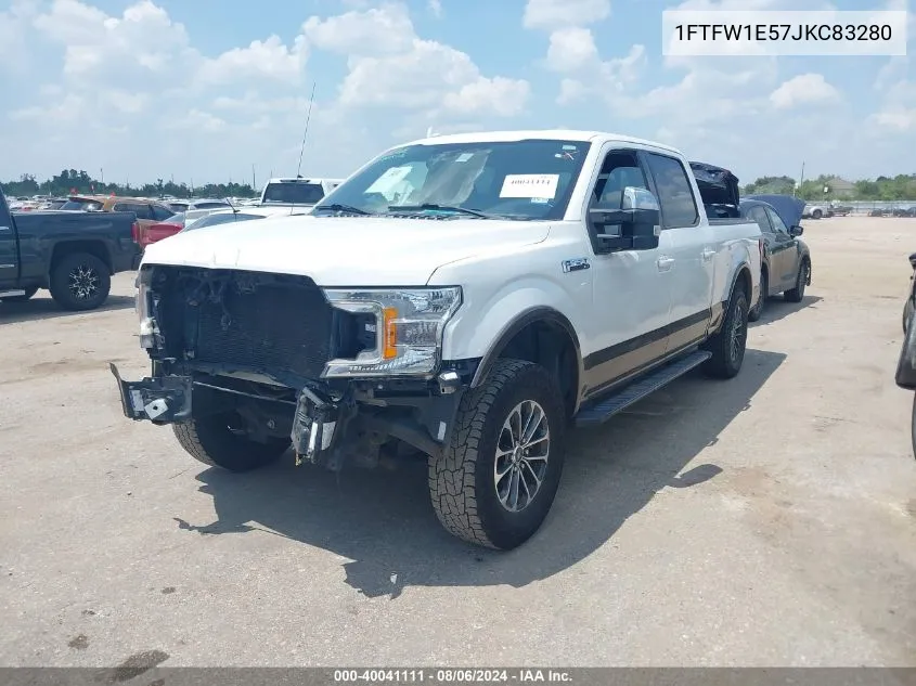 1FTFW1E57JKC83280 2018 Ford F-150 Xlt