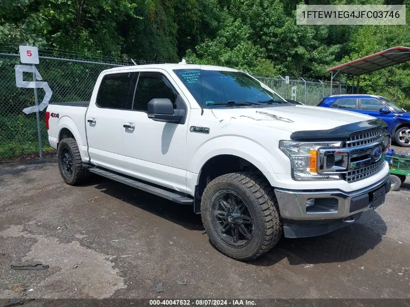 2018 Ford F-150 Xlt VIN: 1FTEW1EG4JFC03746 Lot: 40047532