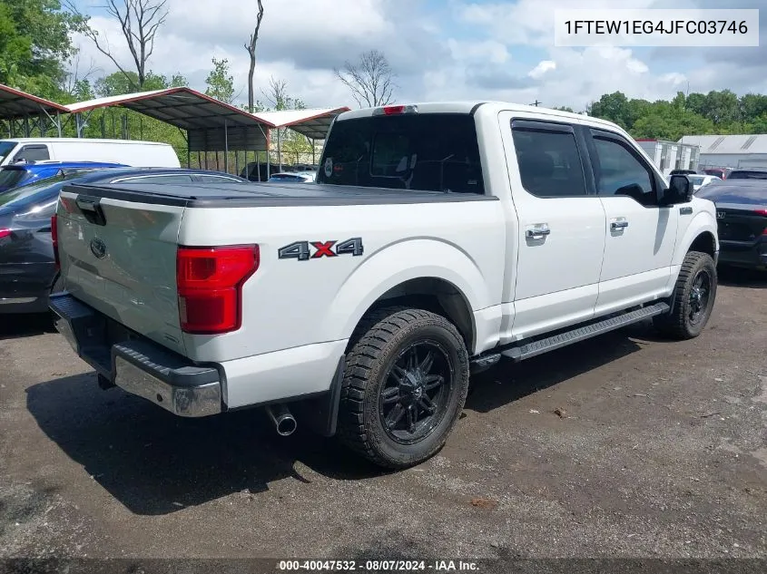 2018 Ford F-150 Xlt VIN: 1FTEW1EG4JFC03746 Lot: 40047532