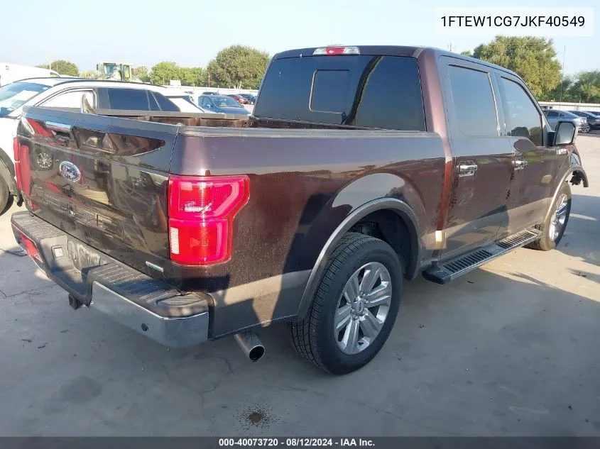 1FTEW1CG7JKF40549 2018 Ford F150 Supercrew