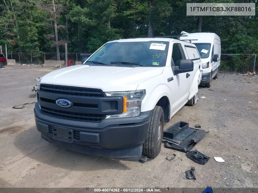 2018 Ford F-150 Xl VIN: 1FTMF1CB3JKF88016 Lot: 40074262